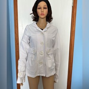 Women’s Light White Jacket, Size Small, Maurice’s